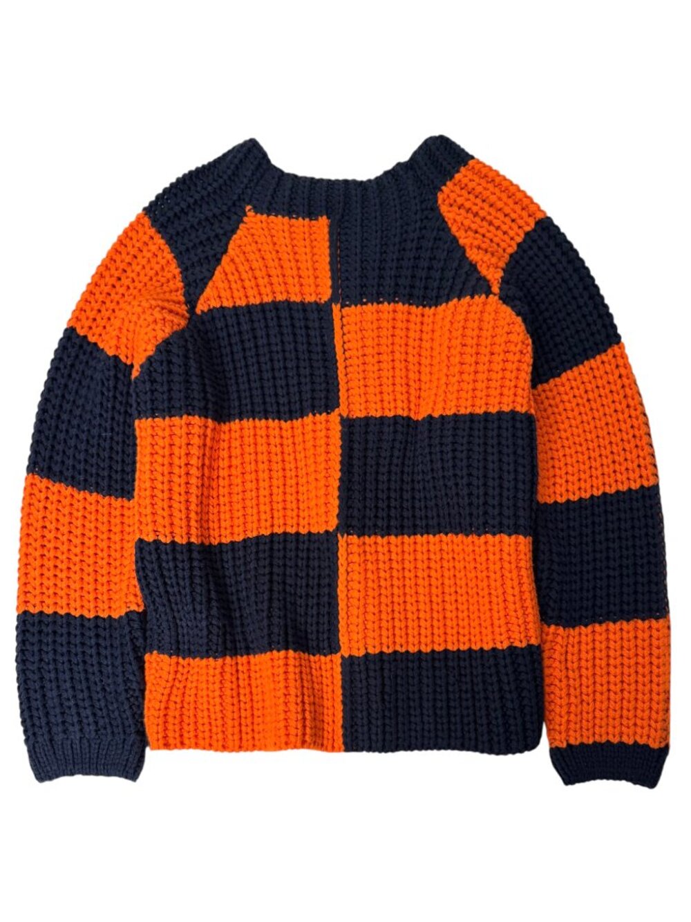 ZARA CHUNKY KNIT COLORBLOCK OVERSIZE SUMMER TO AUTUMN PREPPY CLASSIC CASUAL S - Picture 3 of 11